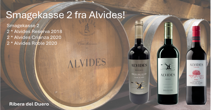 Alvides Smagekasse 2 (2 Reserva, 2 Crianza, 2 Roble)