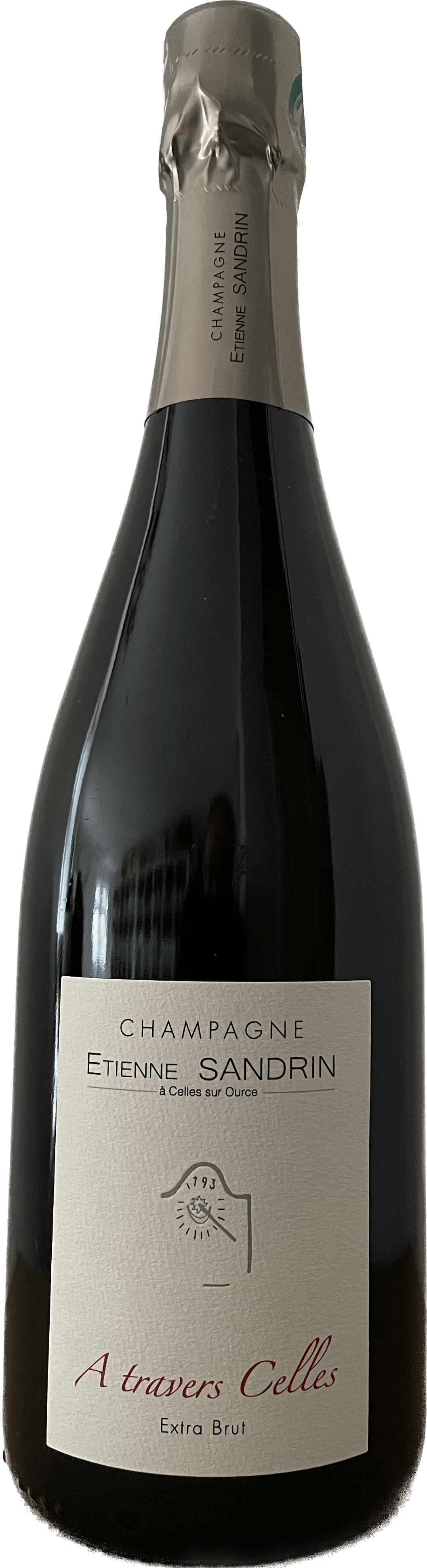 Champagne Etienne Sandrin \'A Travers Celles\' R2020