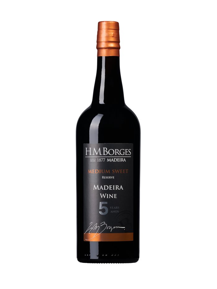 H.M. Borges 5 years Medium Sweet Madeira 